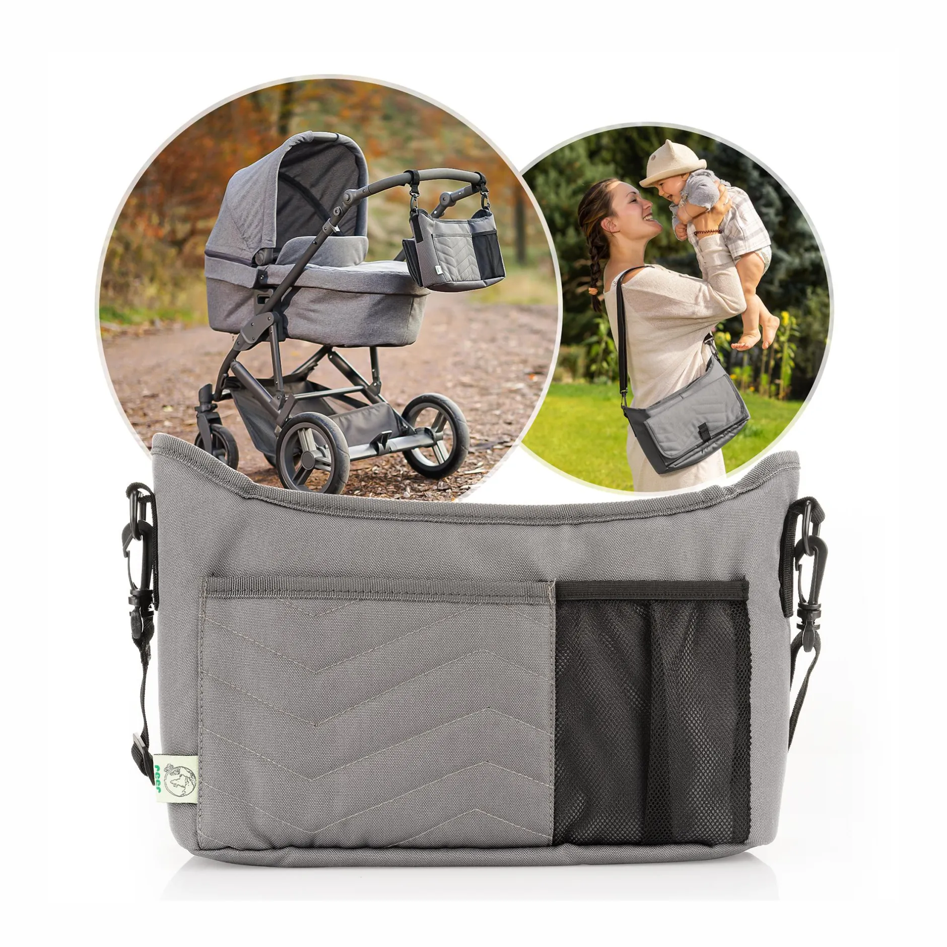 reer Growing Kinderwagen-Organizer*Kinder Kinderwagen Zubehör