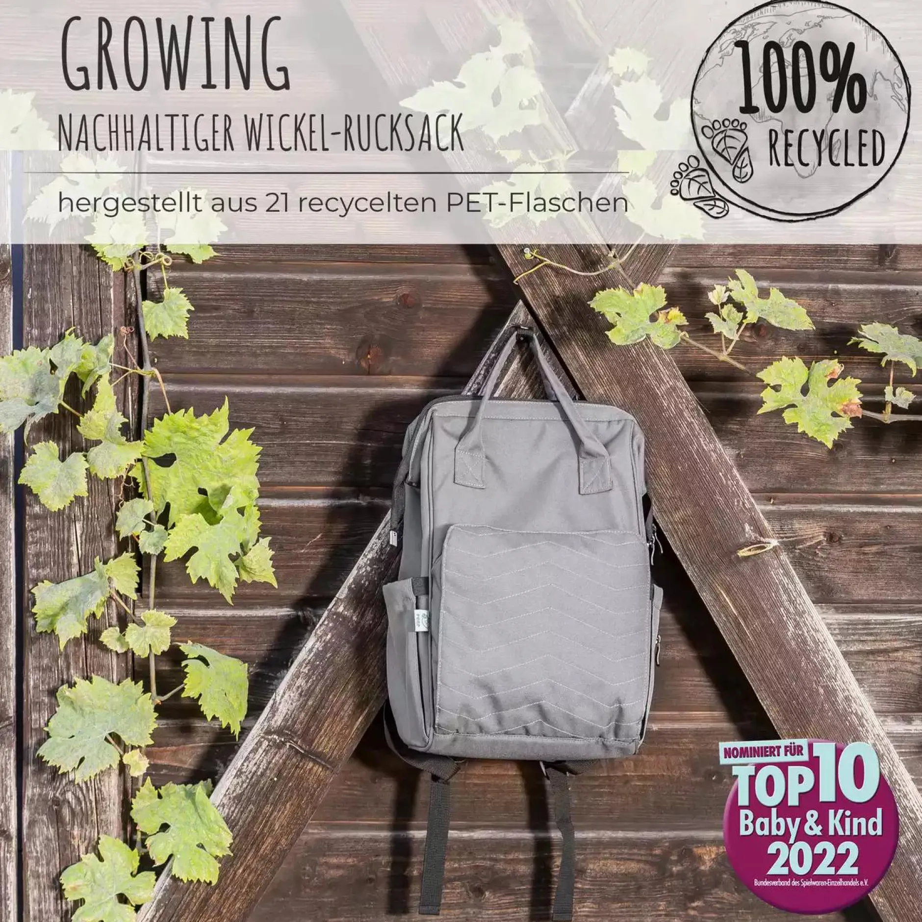 reer Growing Wickelrucksack* Wickelrucksäcke