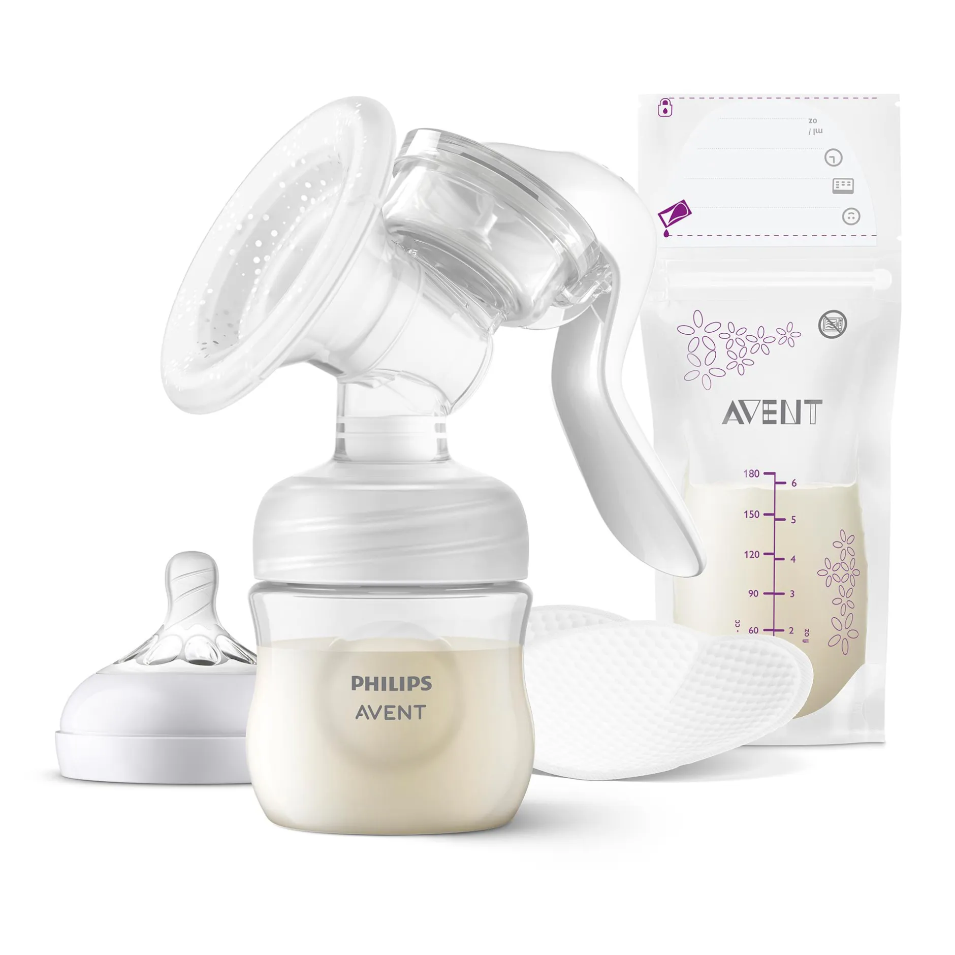 PHILIPS AVENT Handmilchpumpen Set SCF430/20* Stillzeit & Rückbildung|Milchpumpen