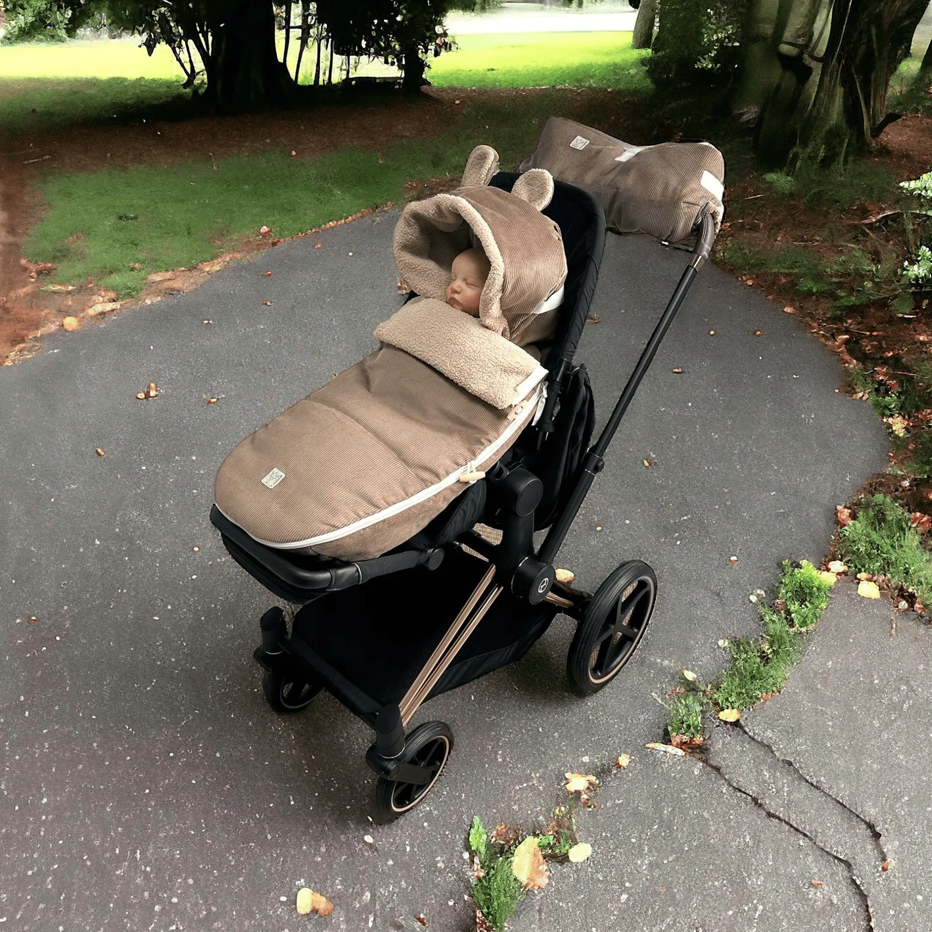 KAISER HAU KEA Fleece Fußsack Caribou*Kinder Kinderwagen Zubehör