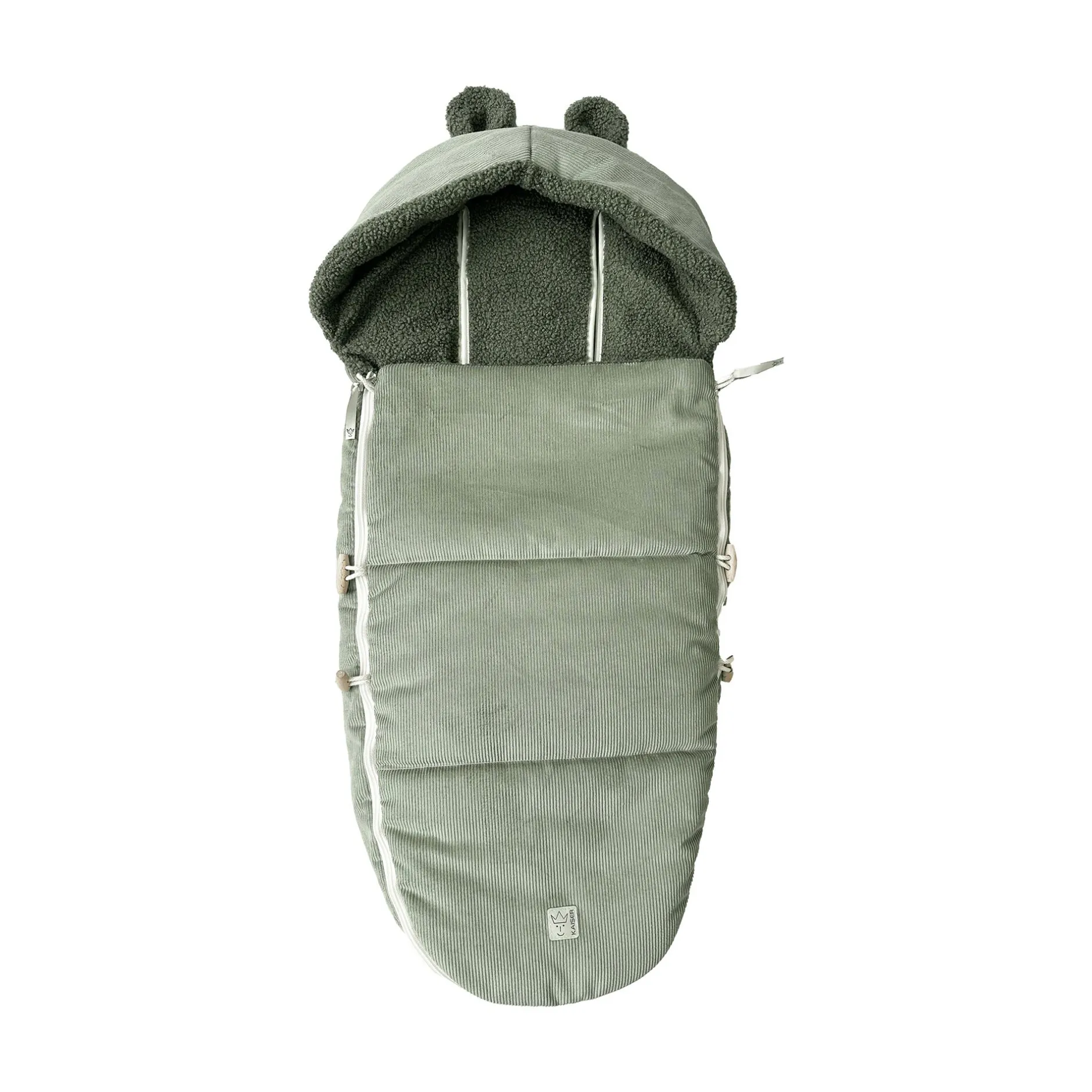 KAISER HAU KEA Fleece Fußsack Mineral Green*Kinder Kinderwagen Zubehör