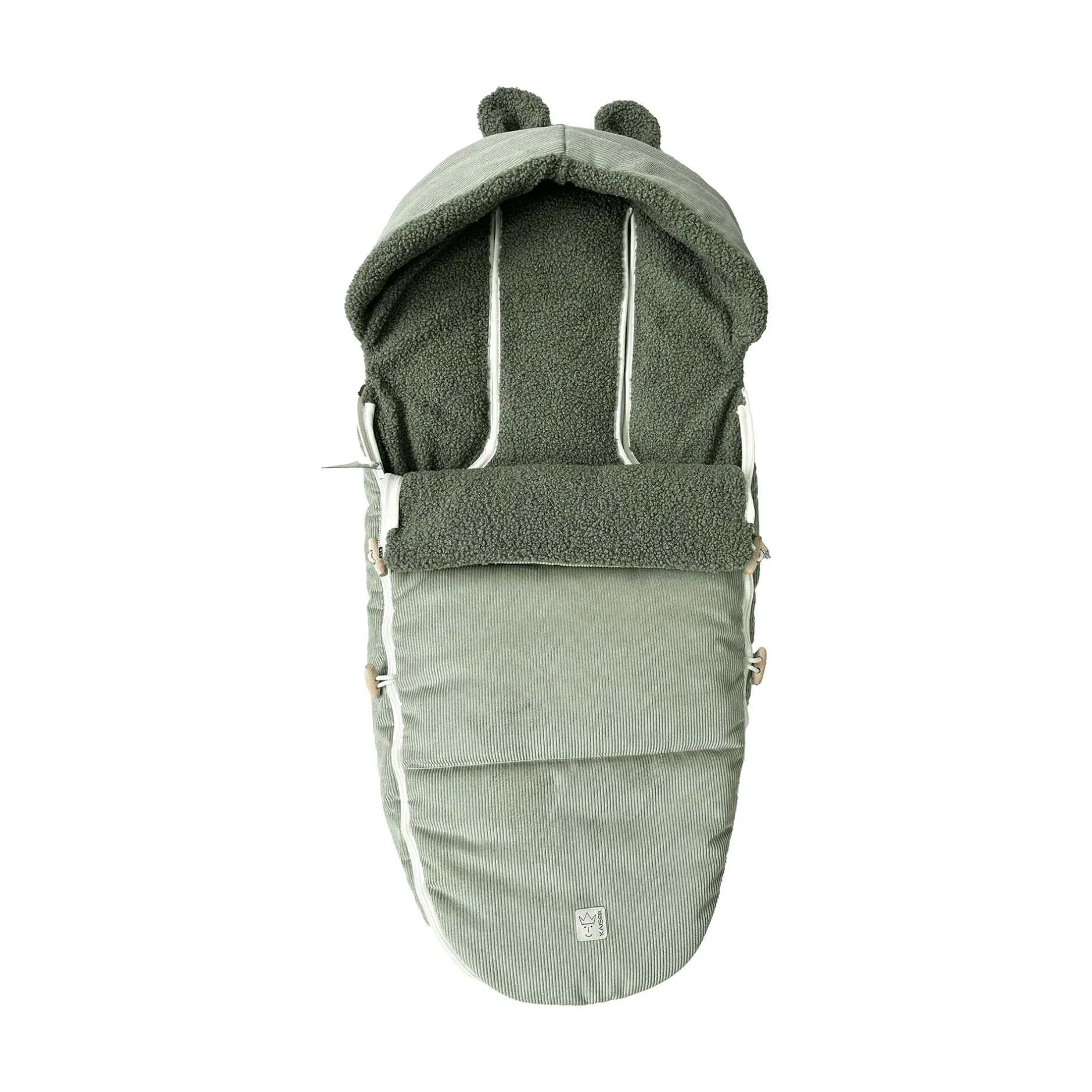 KAISER HAU KEA Fleece Fußsack Mineral Green*Kinder Kinderwagen Zubehör