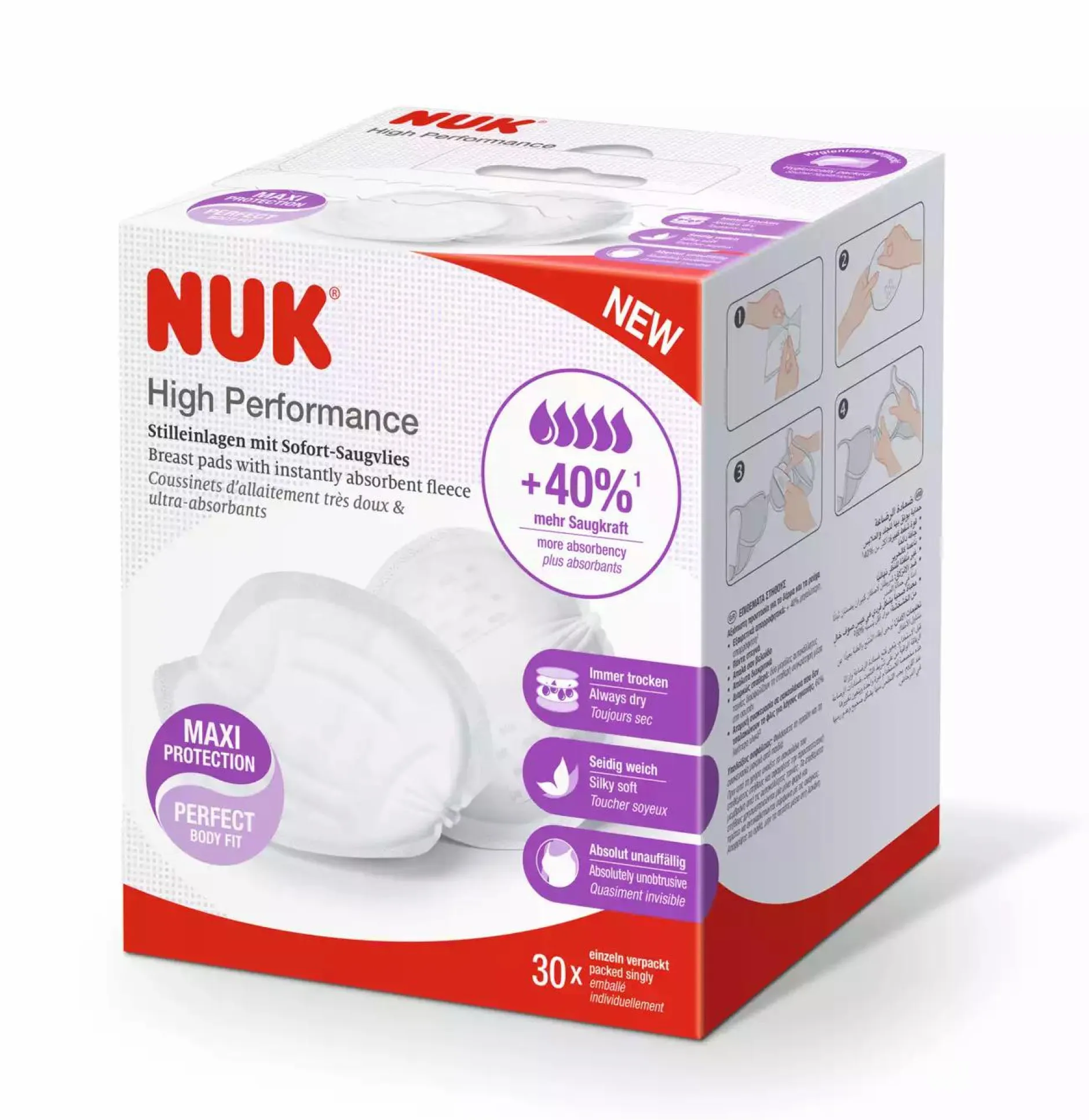 NUK High Performance Stilleinlagen* Stillzeit & Rückbildung|Stillzubehör
