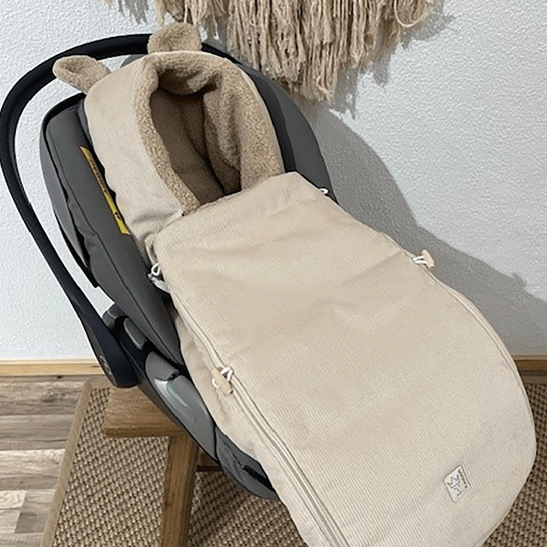 KAISER HIMA Babyschalen Fußsack Sand Shell*Kinder Kindersitz Zubehör