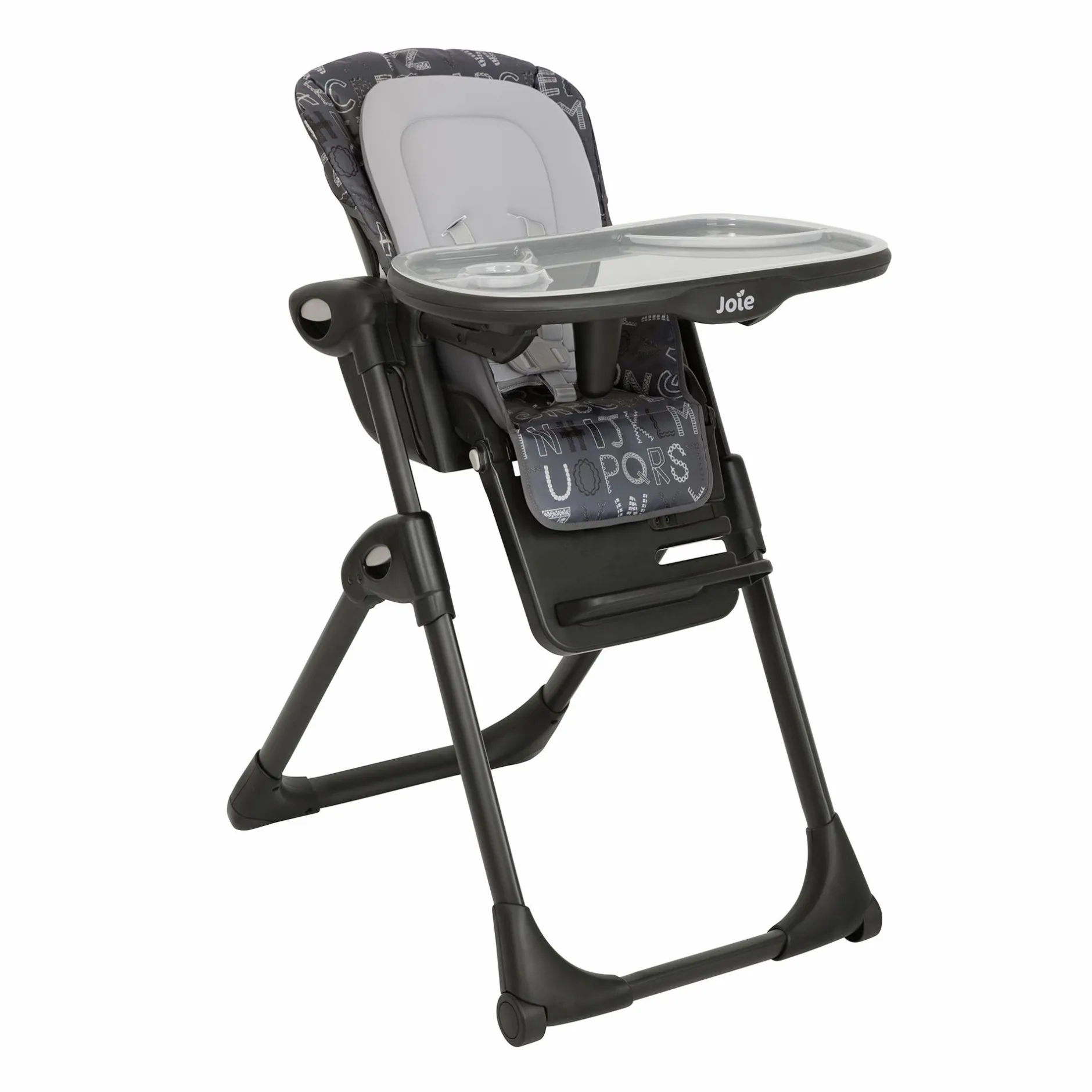 Joie signature Hochstuhl Mimzy Recline ABC Charcoal* Klapphochstühle