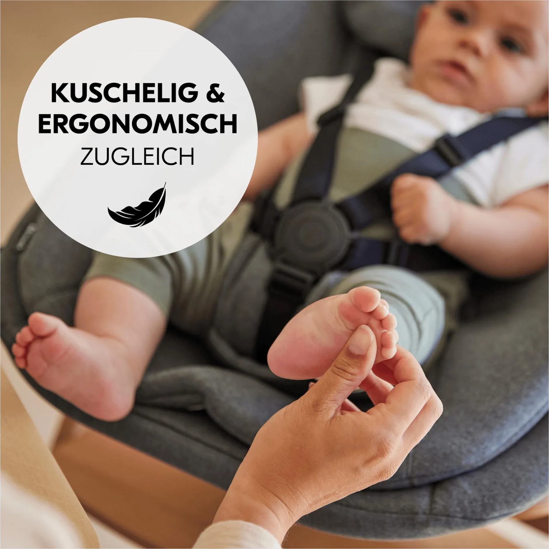 hauck Hochstuhl-Wippe Dark Grey* Wippen