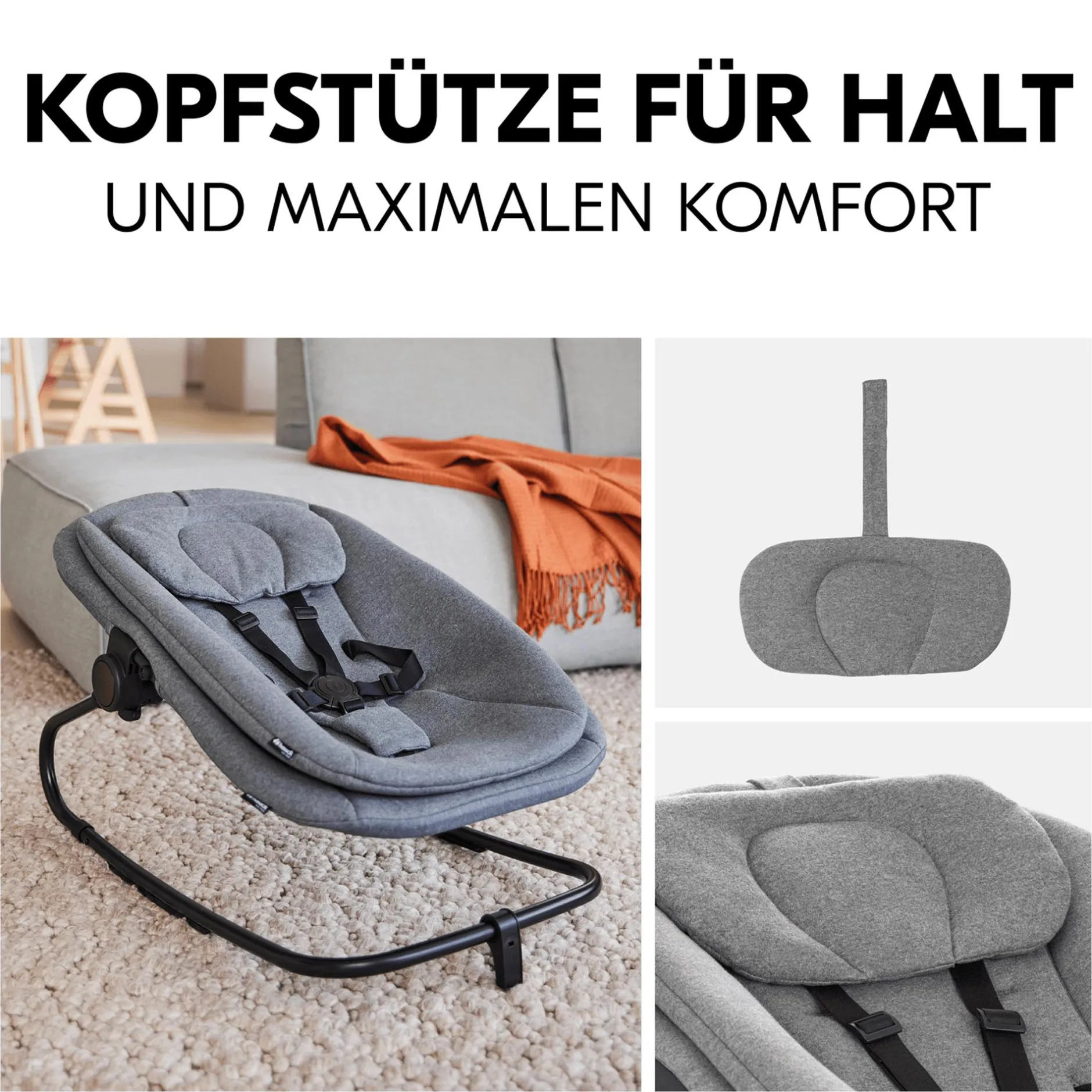hauck Hochstuhl-Wippe Dark Grey* Wippen