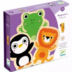 DJECO Holz Magnete Coucou*Kinder Holzspielzeug|Spielzeug Ab 2 Jahre