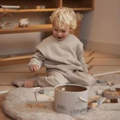 jollein Holzbausteine Farm*Kinder Lernspielzeug|Konstruktionsspielzeug