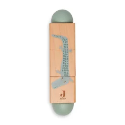 jollein Holz-Drehpuzzle Jungle Jambo*Kinder Holzspielzeug