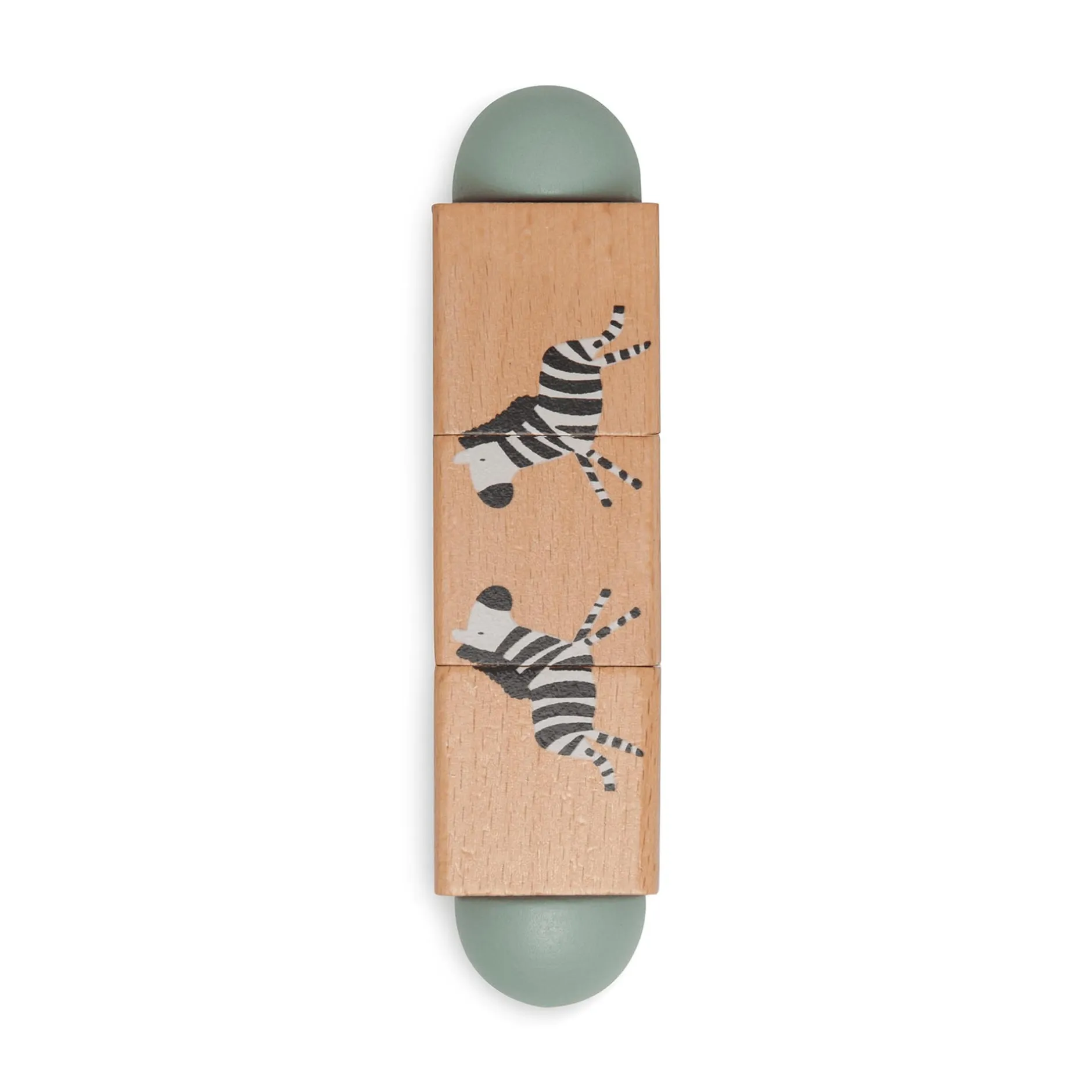 jollein Holz-Drehpuzzle Jungle Jambo*Kinder Holzspielzeug