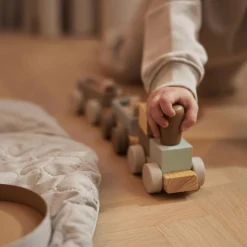 jollein Holzeisenbahn Farm*Kinder Lernspielzeug|Holzspielzeug
