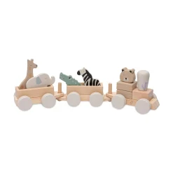 jollein Holzeisenbahn Jungle Jambo*Kinder Holzspielzeug