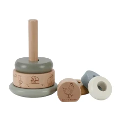 LITTLE DUTCH Holz-Stapelturm Little Farm*Kinder Holzspielzeug