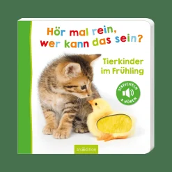 arsEdition Hör mal rein, wer kann das sein? Tierkinder im Frühling*Kinder Kinderbücher
