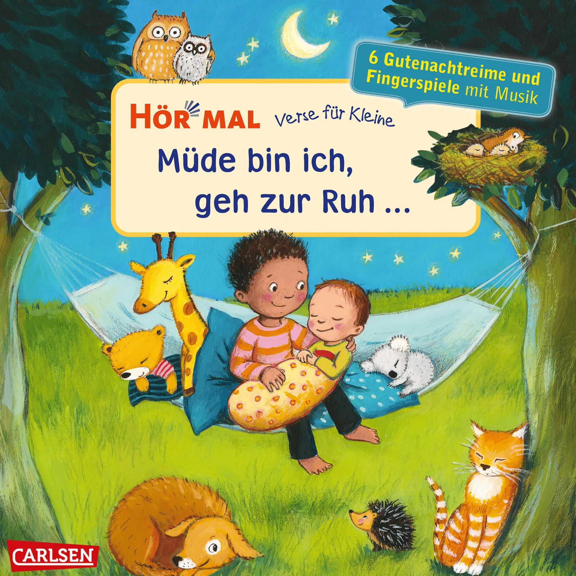 CARLSEN Hör mal: Verse für Kleine: Müde bin ich, geh zur Ruh*Kinder Kinderbücher|Spielzeug Ab 2 Jahre