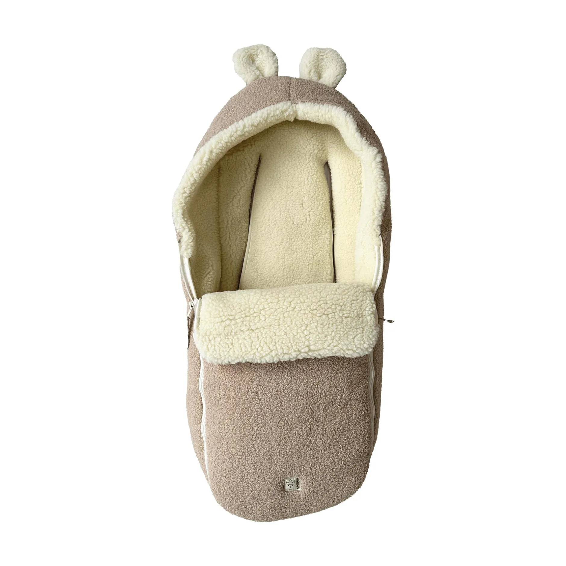 KAISER HUKKY Babyschalen Fußsack Warm Sand*Kinder Kindersitz Zubehör