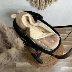 KAISER HUKKY Babyschalen Fußsack Warm Sand*Kinder Kindersitz Zubehör