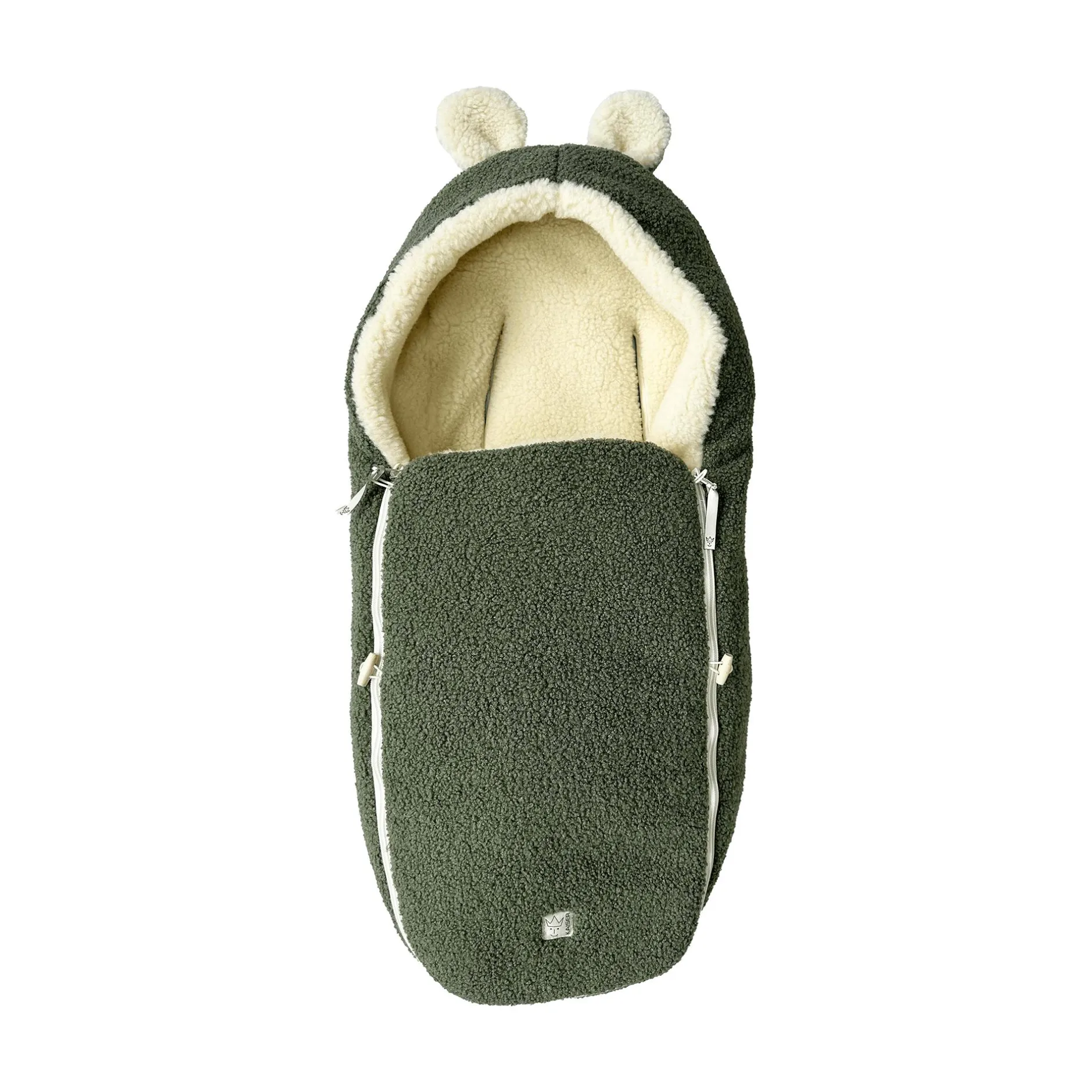 KAISER HUKKY Babyschalen Fußsack Mineral Green*Kinder Kindersitz Zubehör