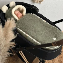 KAISER HUKKY Babyschalen Fußsack Mineral Green*Kinder Kindersitz Zubehör