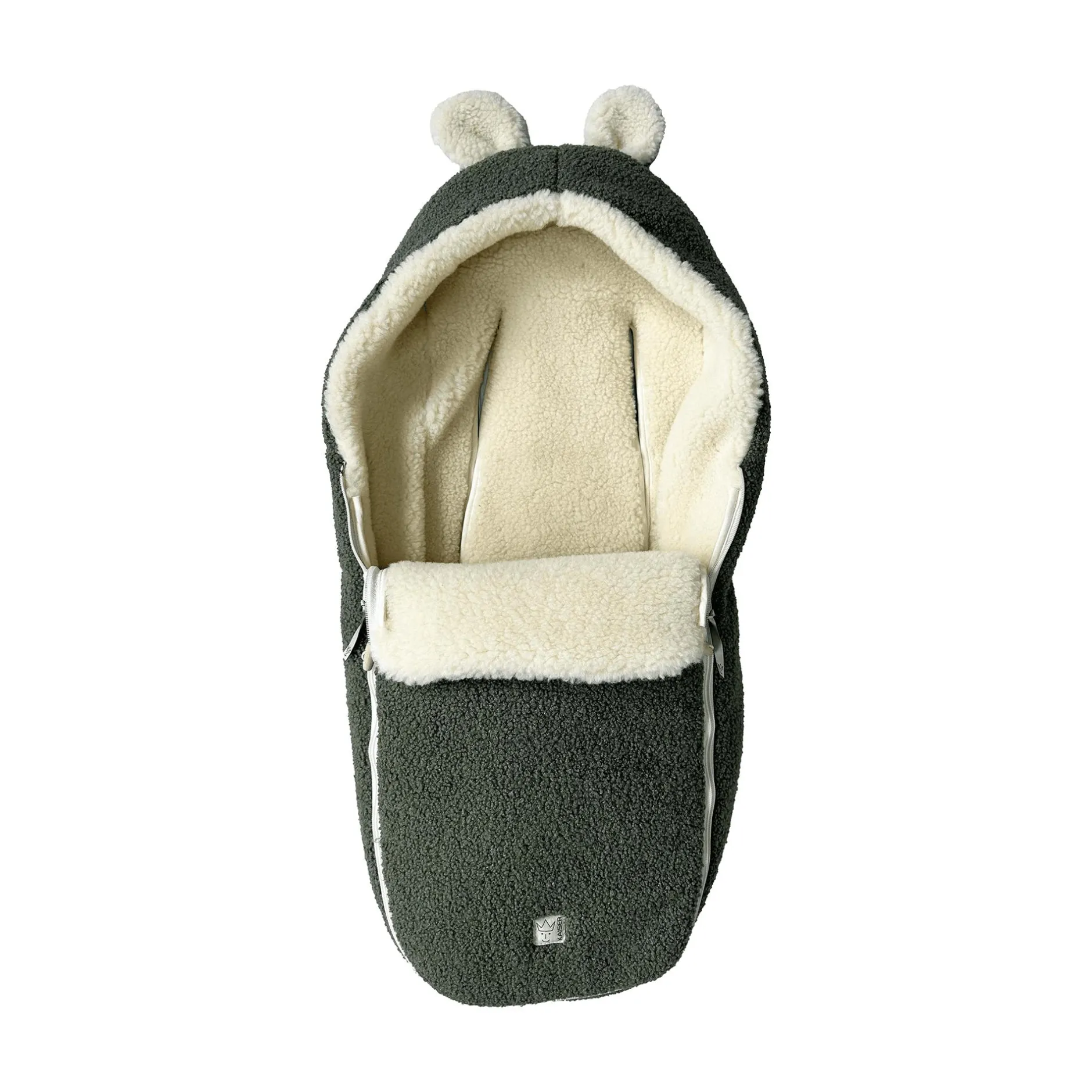 KAISER HUKKY Babyschalen Fußsack Mineral Green*Kinder Kindersitz Zubehör