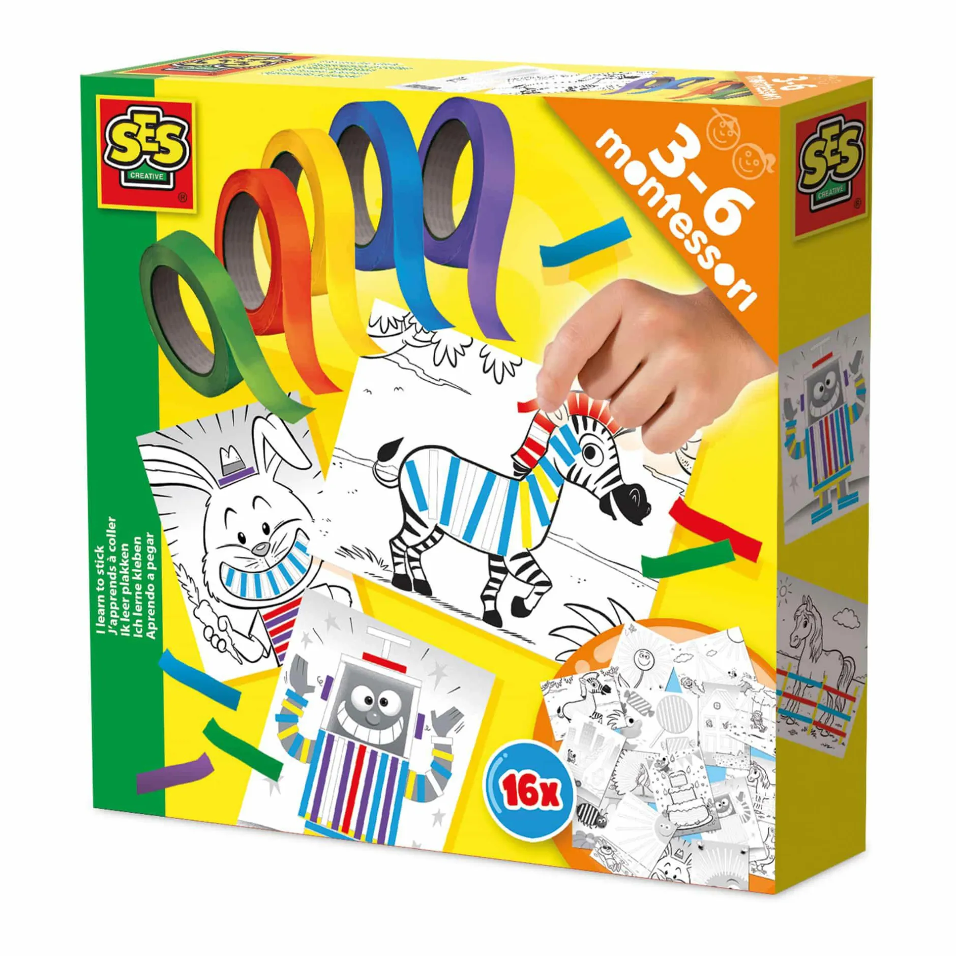 SES CREATIVE Ich lerne kleben*Kinder Malen & Kneten