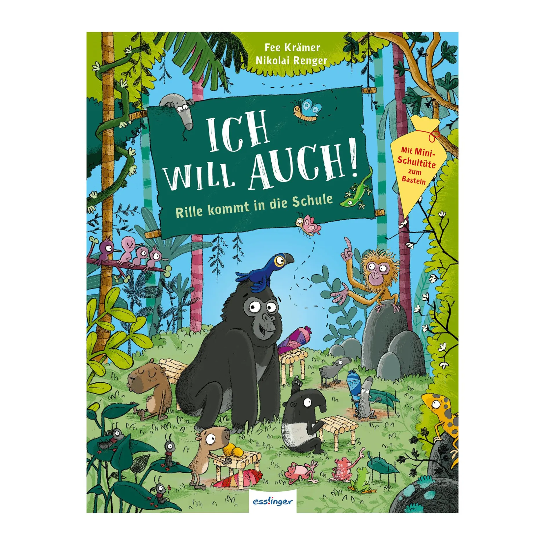 ess!inger Ich will auch! Rille kommt in die Schule*Kinder Kinderbücher