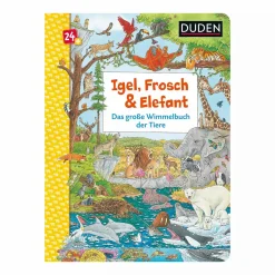Sauerl. Verlag Igel, Frosch & Elefant: Das große Wimmelbuch der Tiere*Kinder Kinderbücher|Spielzeug Ab 2 Jahre