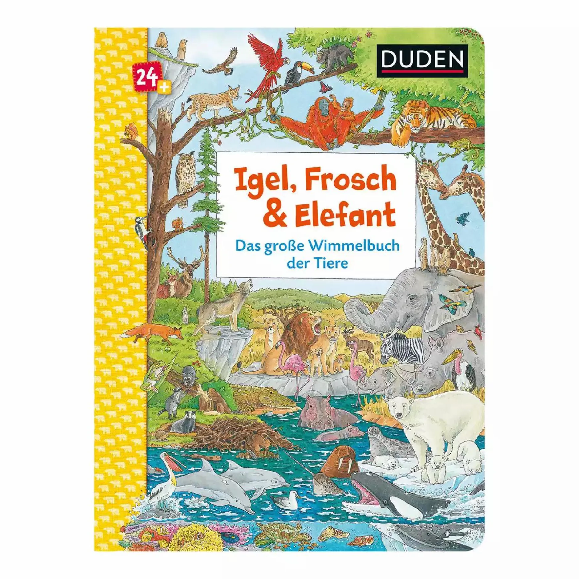 Sauerl. Verlag Igel, Frosch & Elefant: Das große Wimmelbuch der Tiere*Kinder Kinderbücher|Spielzeug Ab 2 Jahre