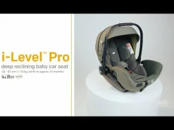 Joie signature i-Level Pro Evergreen*Kinder Babyschalen 0-13 Kg, Gruppe 0+