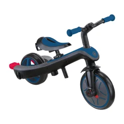 GLOBBER 4in1 Explorer Trike Blau*Kinder Kinderfahrzeuge