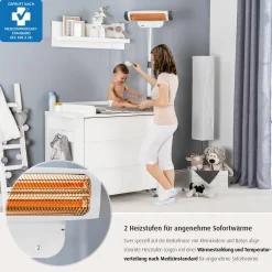 reer 2in1 FeelWell Wickeltisch-Wärmestrahler* Heizstrahler