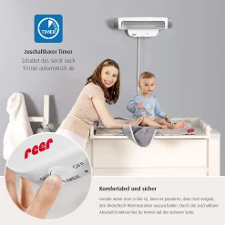 reer 2in1 FeelWell Wickeltisch-Wärmestrahler* Heizstrahler