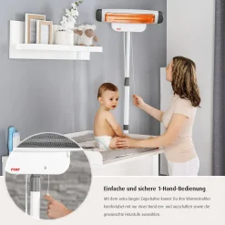 reer 2in1 FeelWell Wickeltisch-Wärmestrahler* Heizstrahler