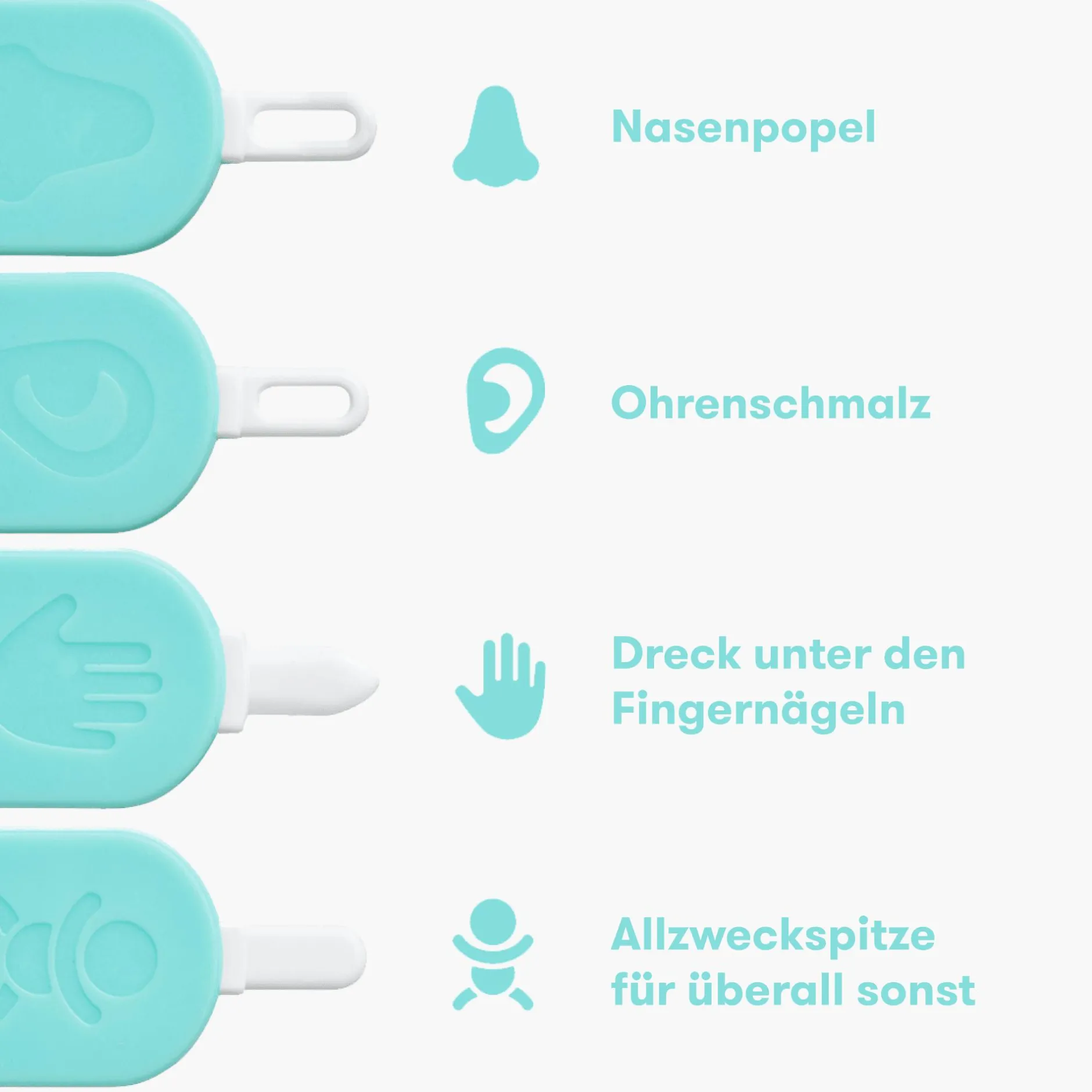 Frida baby 3in1 Nasen-, Nägel- und Ohrenreiniger* Hausapotheke