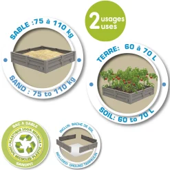Smoby 2-in-1 Square Garden* Spielgeräte
