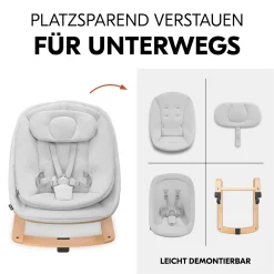 hauck 3in1-Holzwippe Eco* Wippen|Hochstuhl Zubehör