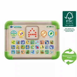 vtech Interaktives Holz-Lerntablet*Kinder Lernspielzeug|Interaktives Spielzeug