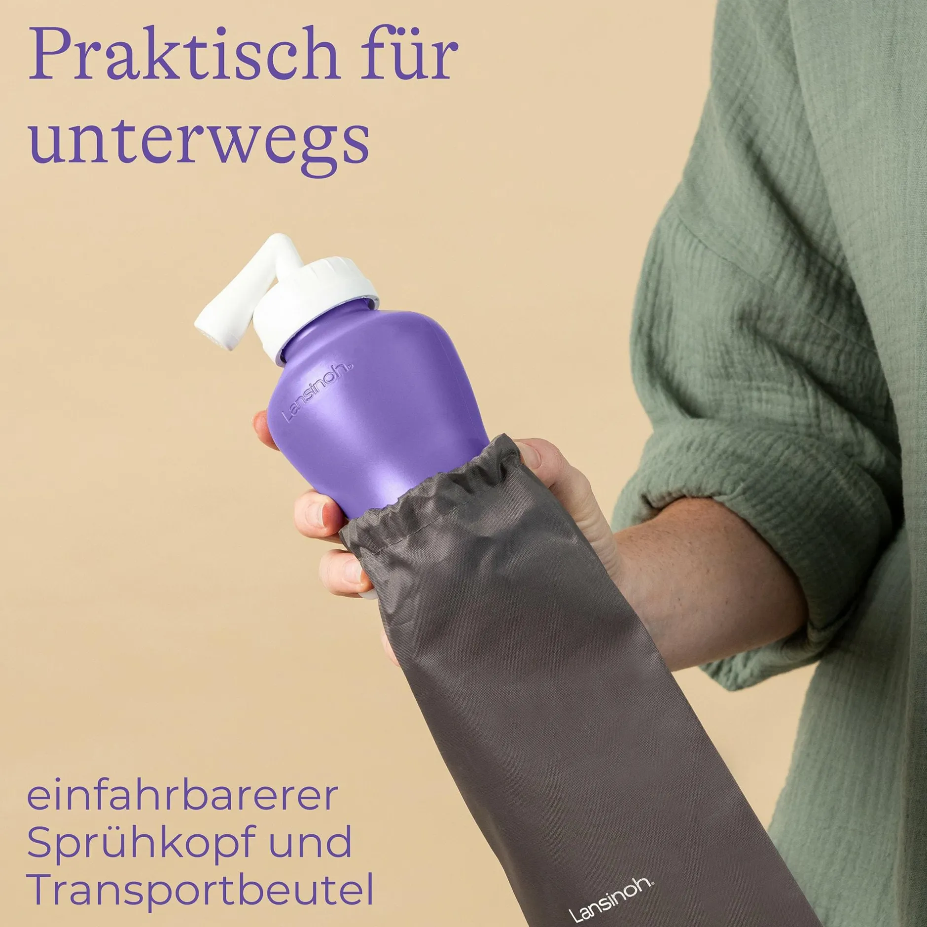 Lansinoh Intim-Dusche mit Transportbeutel* Hausapotheke|Geburt & Wochenbett