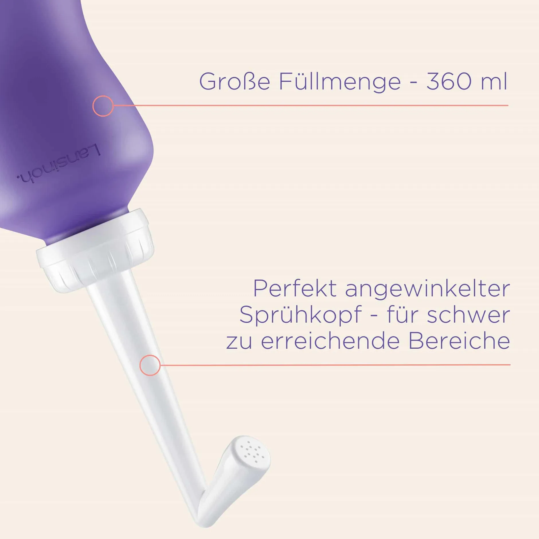 Lansinoh Intim-Dusche mit Transportbeutel* Hausapotheke|Geburt & Wochenbett