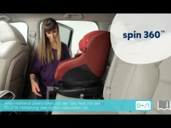 Joie i-Spin 360 Shale*Kinder Kindersitze Isofix|Reboarder 0-18 Kg, Gruppe 0+/1