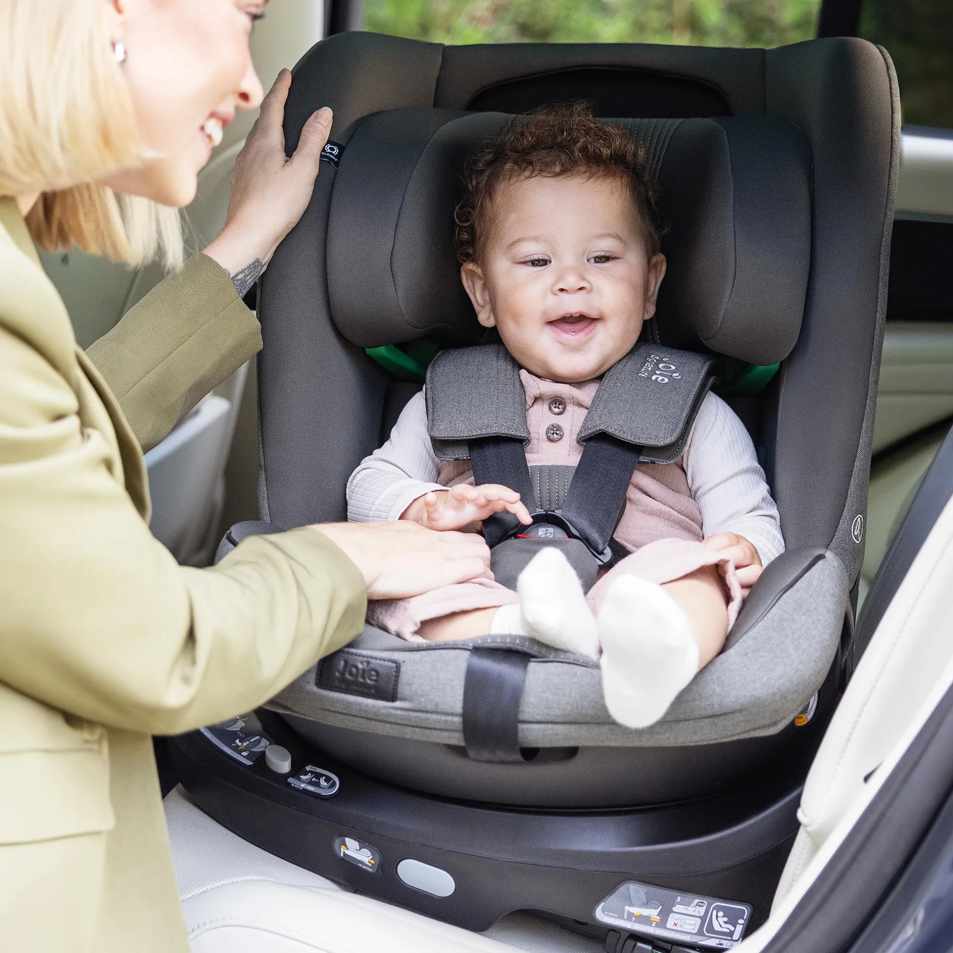 Joie signature i-Spin XL Ebony*Kinder Kindersitze Isofix|Kindersitze 9-36 Kg, Gruppe 1/2/3