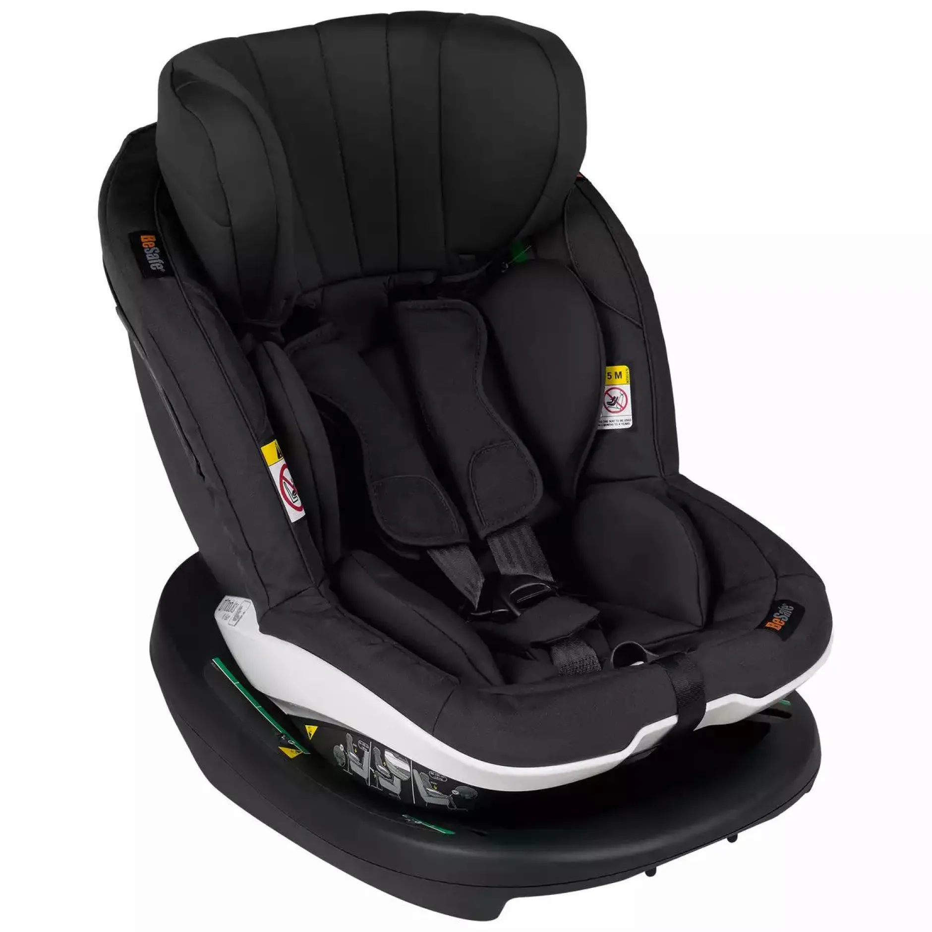 BeSafe iZi Modular X1 i-Size Fresh Black Cab*Kinder Reboarder 0-18 Kg, Gruppe 0+/1