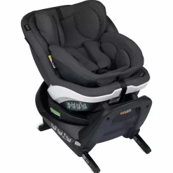 BeSafe iZi Turn B i-Size Anthracite Mesh*Kinder Reboarder 0-18 Kg, Gruppe 0+/1