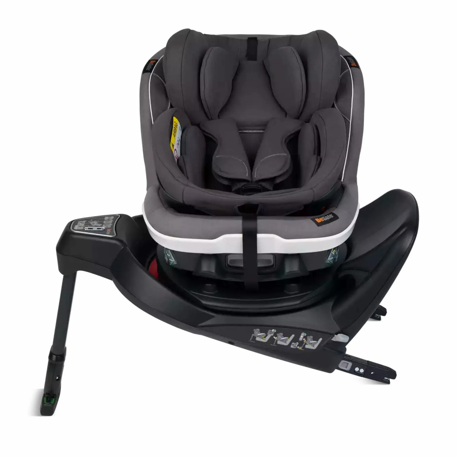 BeSafe iZi Turn B i-Size Metallic Mélange*Kinder Reboarder 0-18 Kg, Gruppe 0+/1