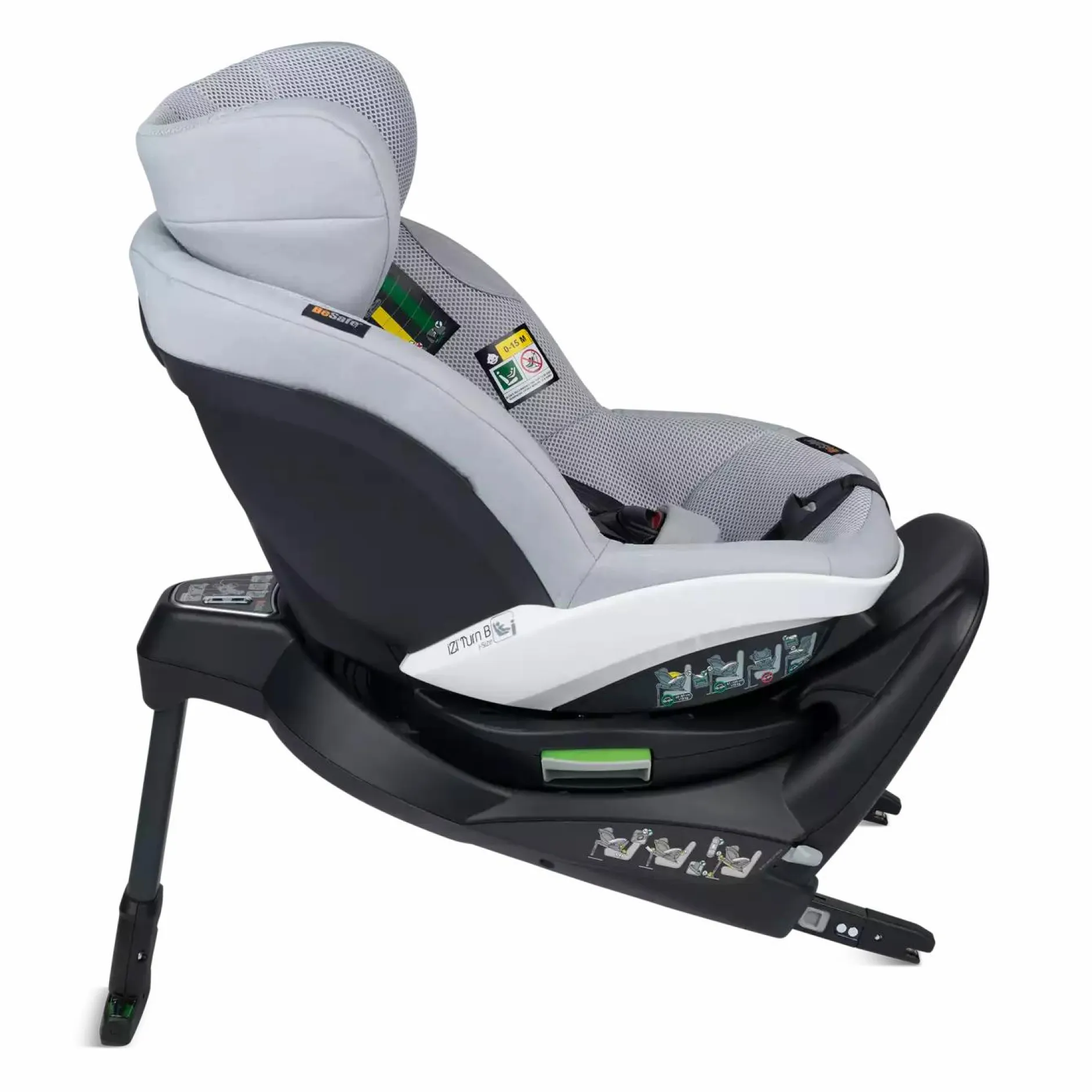 BeSafe iZi Turn B i-Size Peak Mesh*Kinder Reboarder 0-18 Kg, Gruppe 0+/1