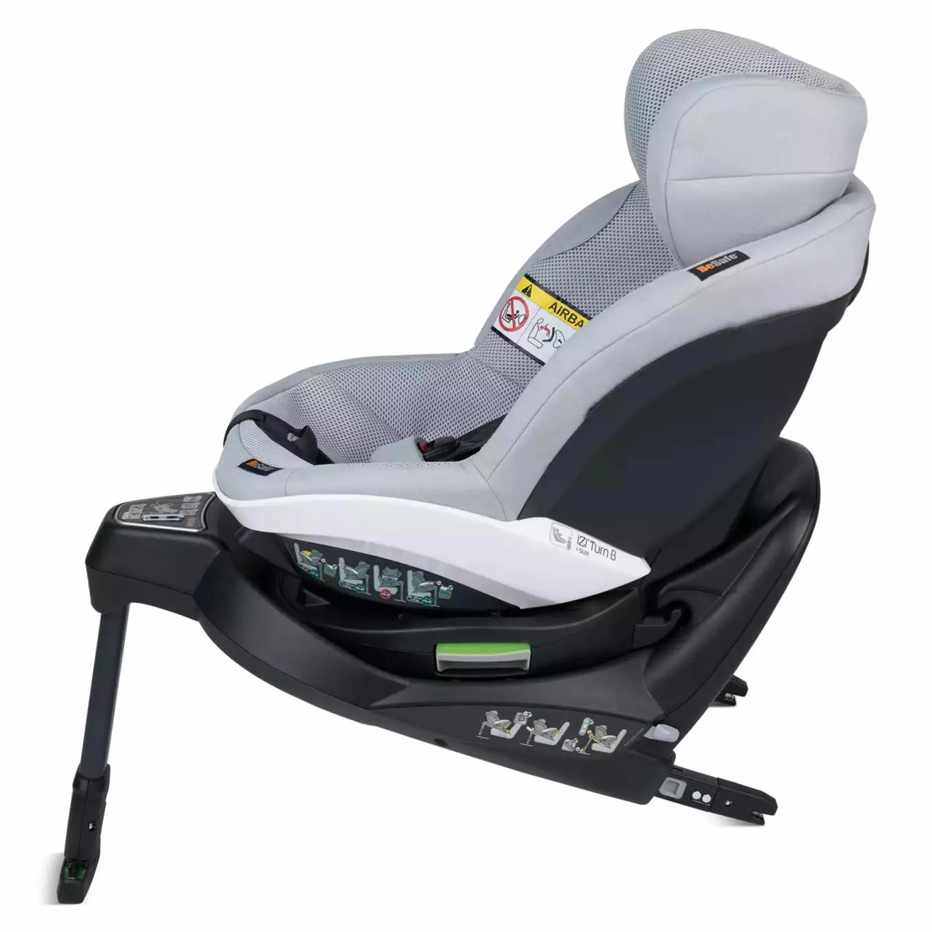 BeSafe iZi Turn B i-Size Peak Mesh*Kinder Reboarder 0-18 Kg, Gruppe 0+/1