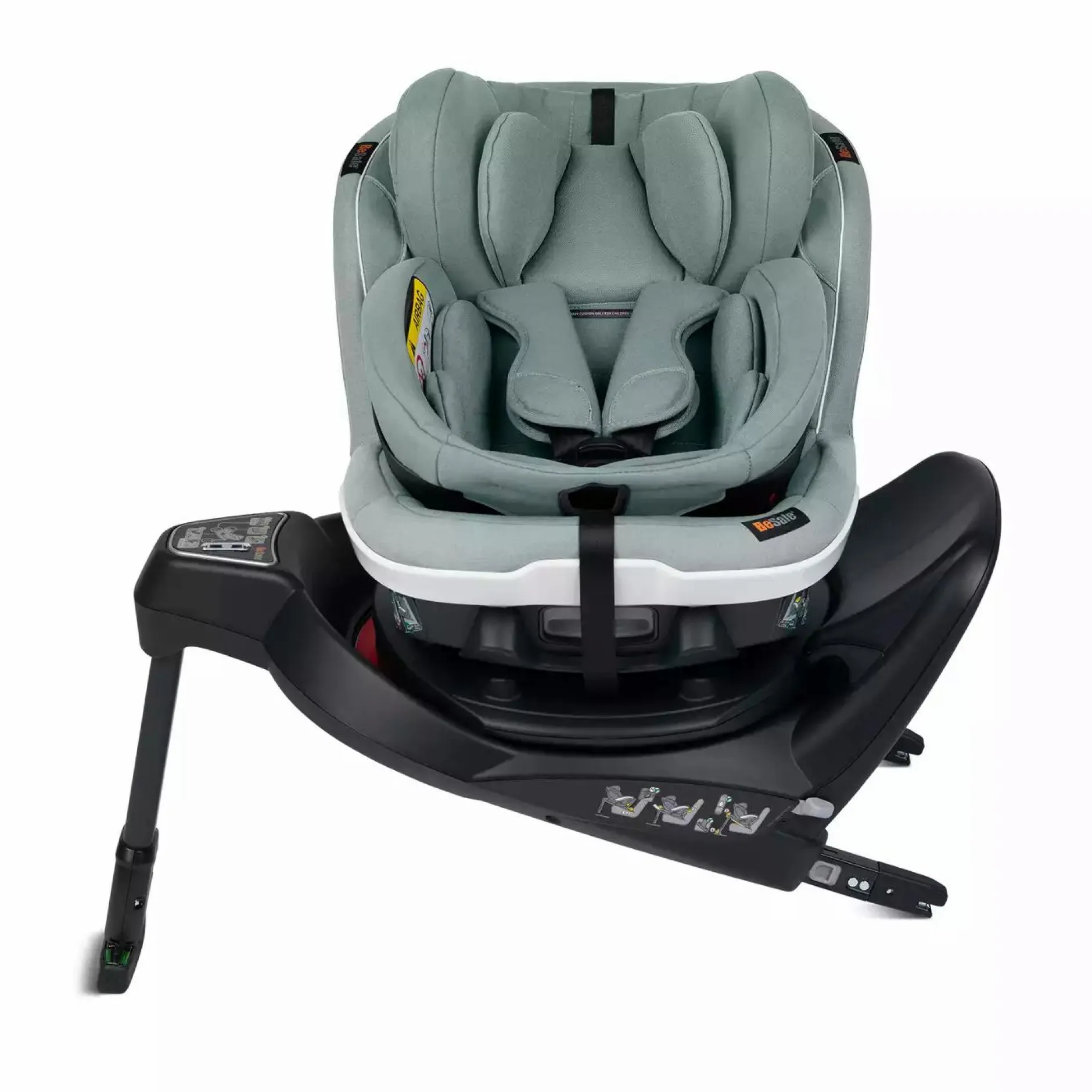BeSafe iZi Turn B i-Size Sea Green Melange*Kinder Reboarder 0-18 Kg, Gruppe 0+/1