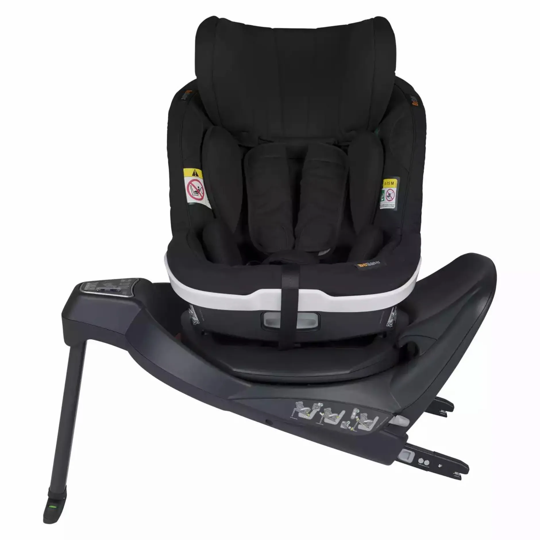 BeSafe iZi Turn i-Size Fresh Black Cab*Kinder Reboarder 0-18 Kg, Gruppe 0+/1