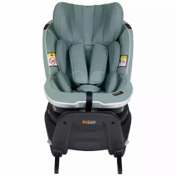 BeSafe iZi Turn i-Size Green Mélange*Kinder Reboarder 0-18 Kg, Gruppe 0+/1